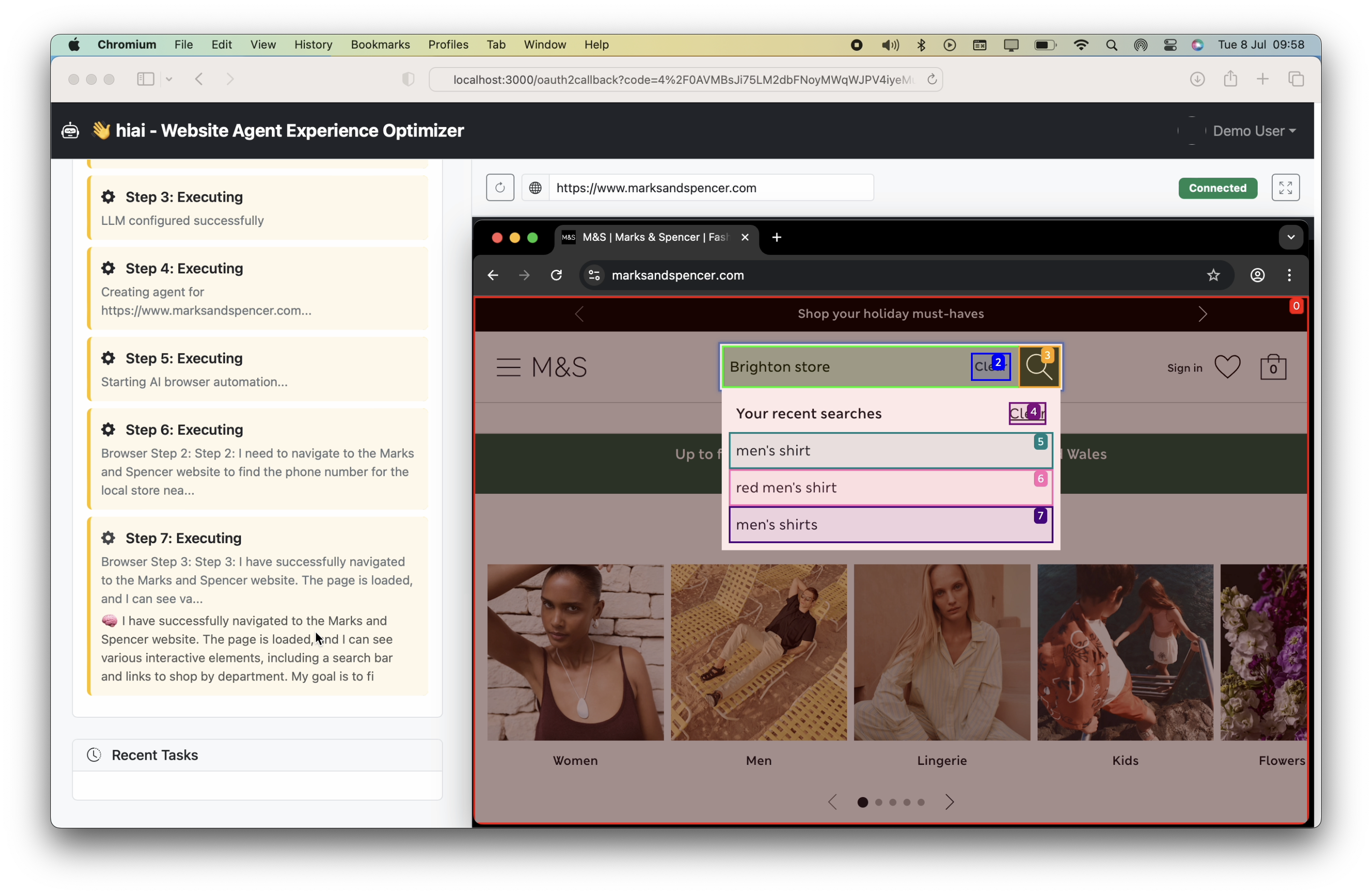 AI CX Auditor Screenshot